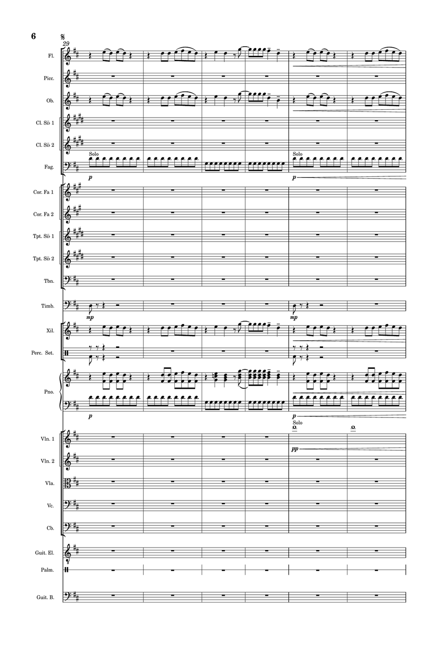 Mamma Mia Full Orchestra scores gallery preview page 6