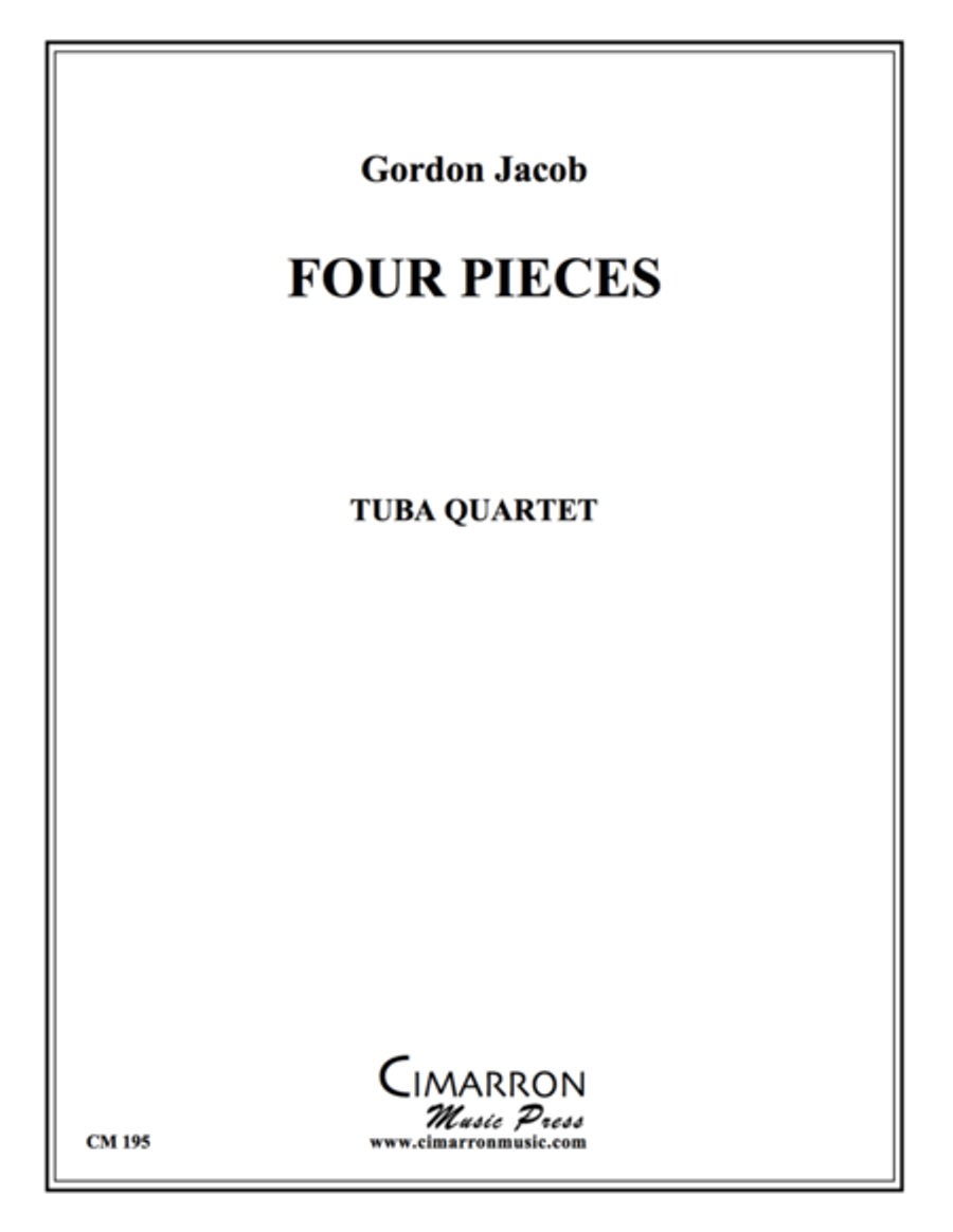 Four Pieces for Tuba Quartet EETT scores gallery preview page 1