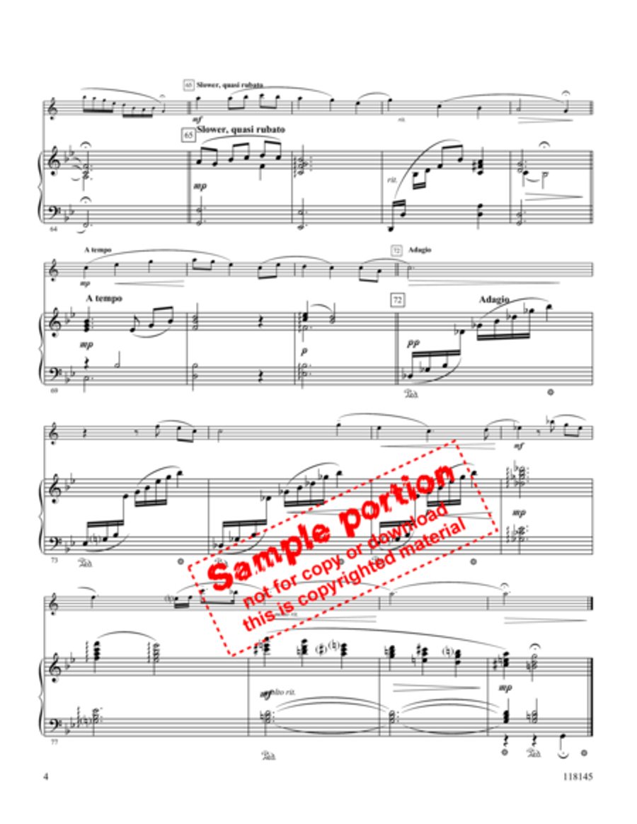 Be Thou My Vision Clarinet Solo scores gallery preview page 4