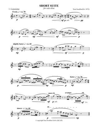 Short Suite for solo oboe