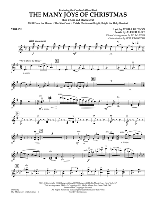 The Many Joys Of Christmas (Set One) - Violin 1