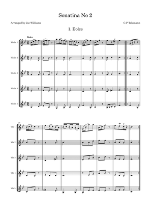Violin Sonatina No. 2 in B flat Major