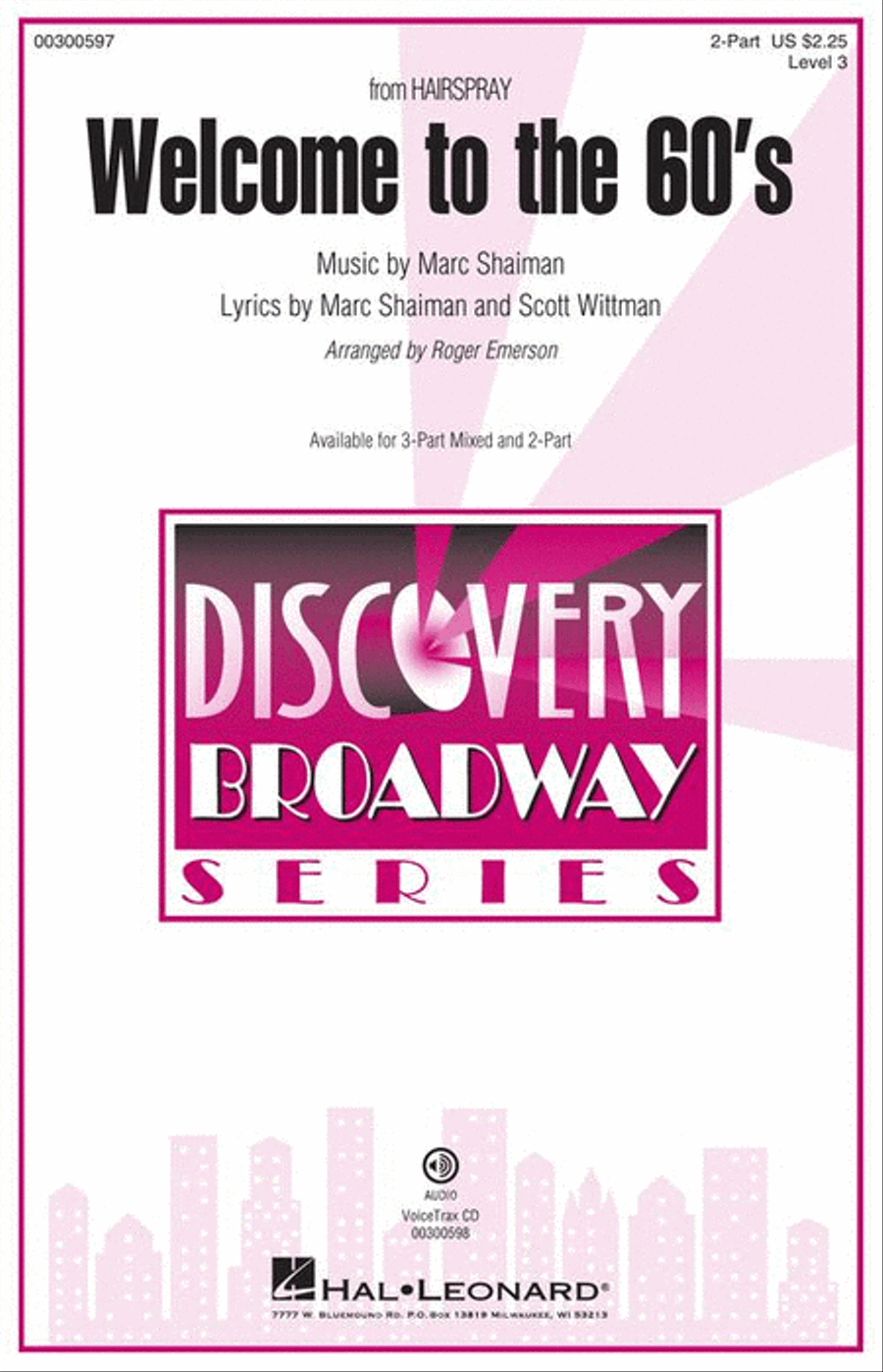 Welcome To The 60's (from Hairspray) 2-Part scores gallery preview page 2
