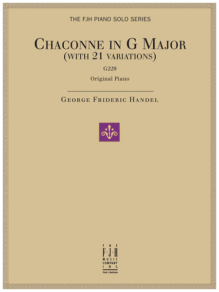 Chaconne in G Major, G229