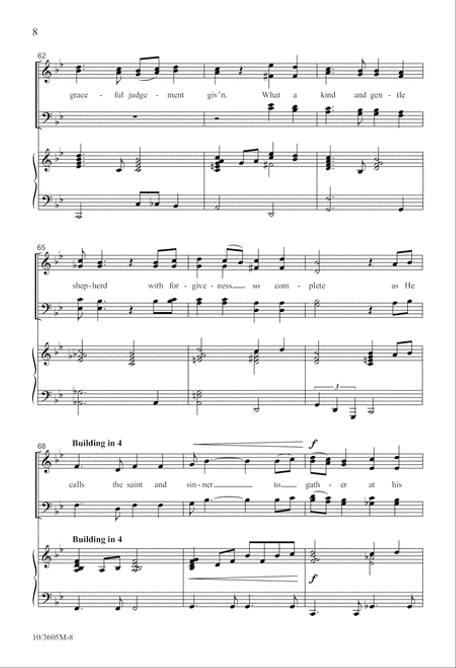 God's Mercy Is Wide! 4-Part scores gallery preview page 9