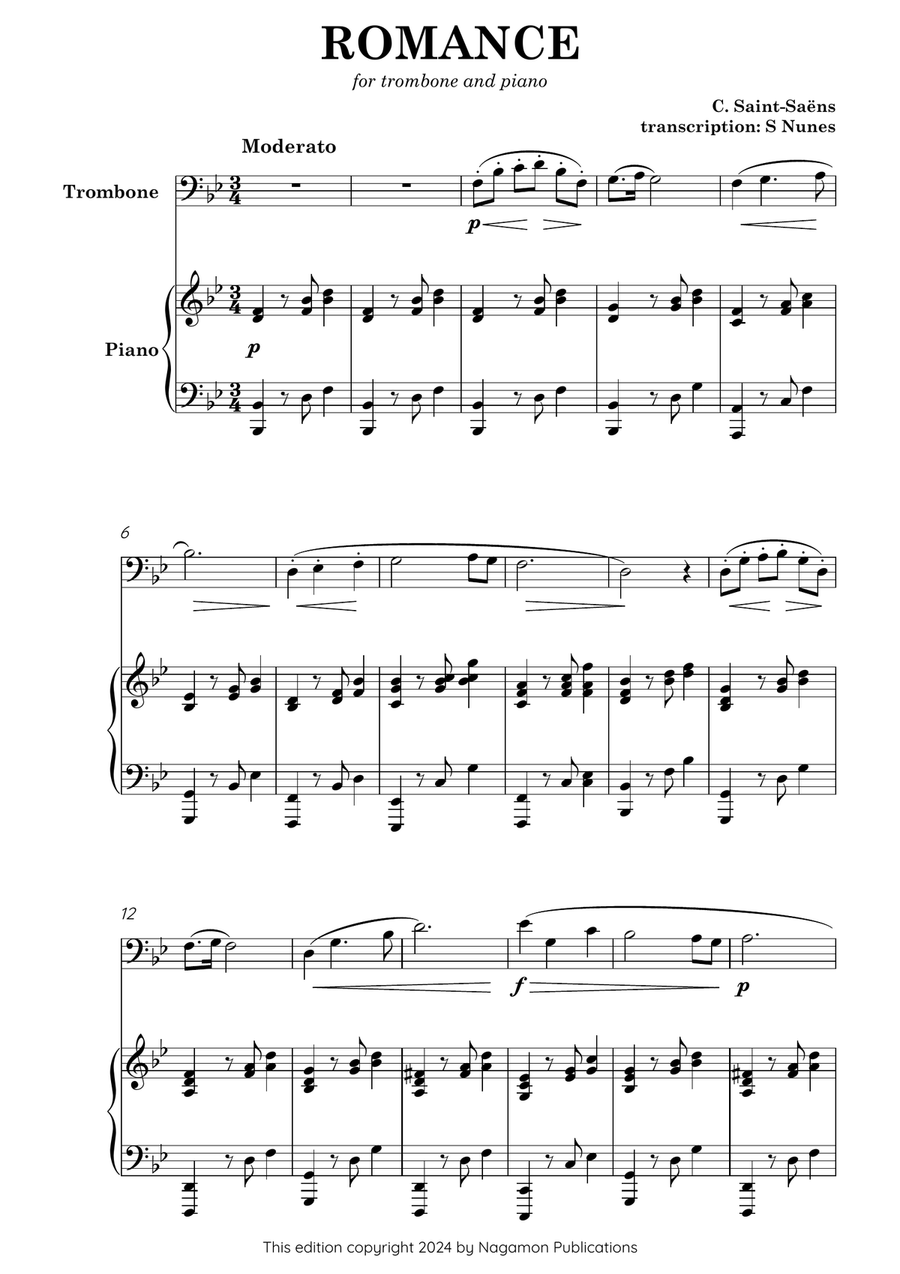 Book cover for Romance, Op. 36