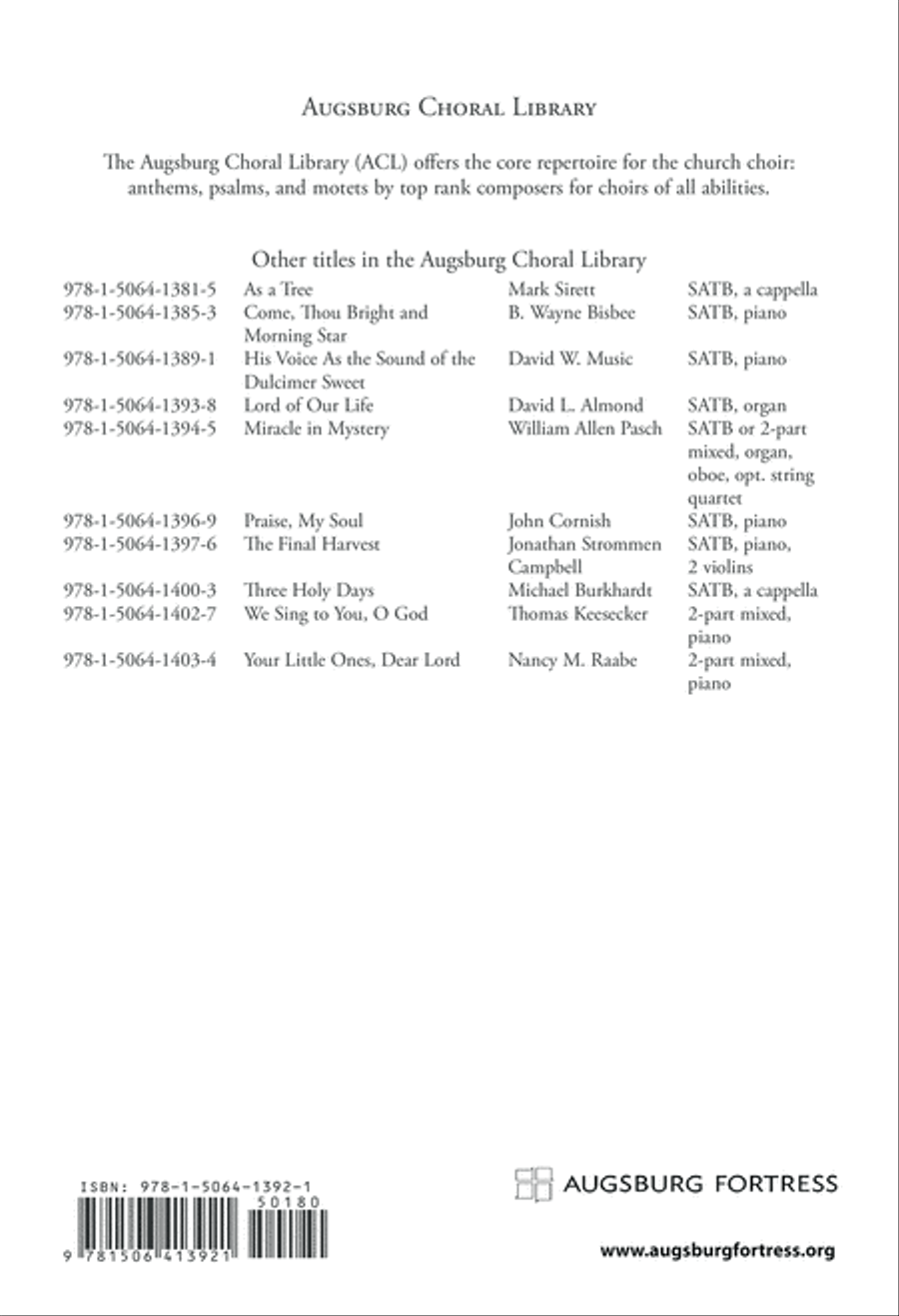 Jesus Comes The Mystery Proclaiming 3-Part scores gallery preview page 9