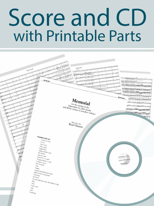 Remember to Forget My Sin - Orchestral Score and CD with Printable Parts