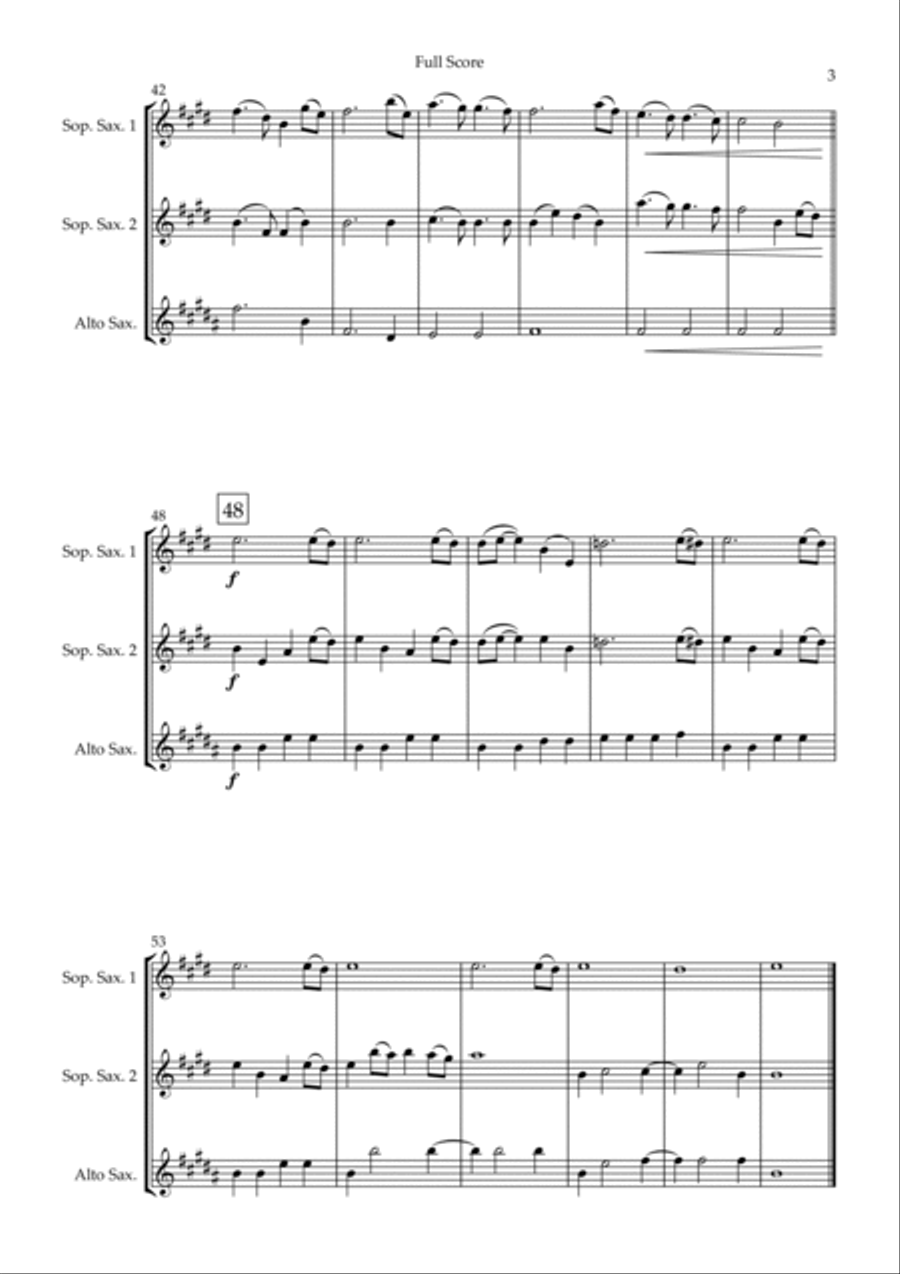 Jurassic Park Iii Woodwind Trio scores gallery preview page 3