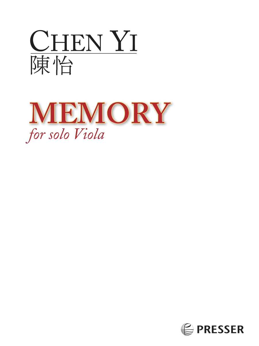Memory Chamber Music scores gallery preview page 1