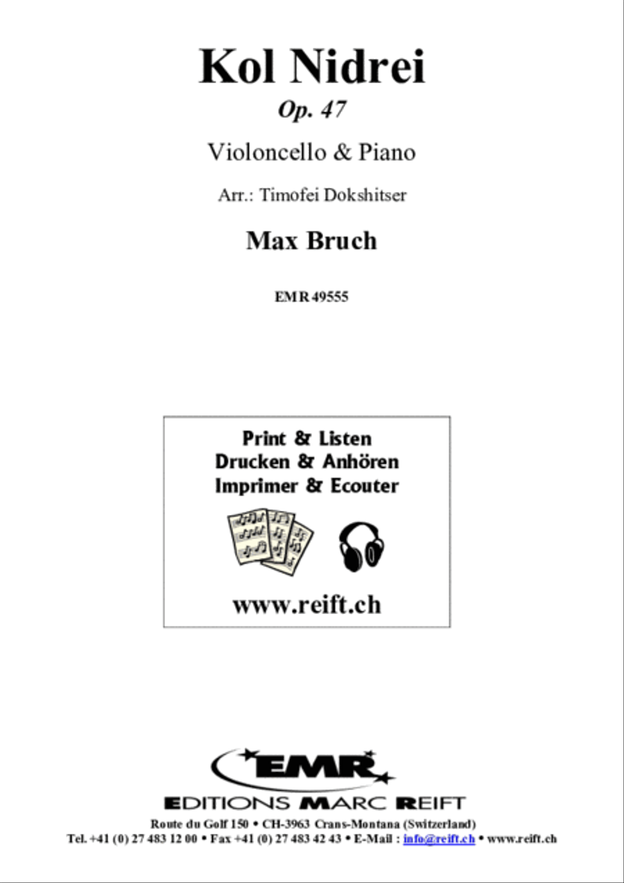 Kol Nidrei Piano Accompaniment scores gallery preview page 2