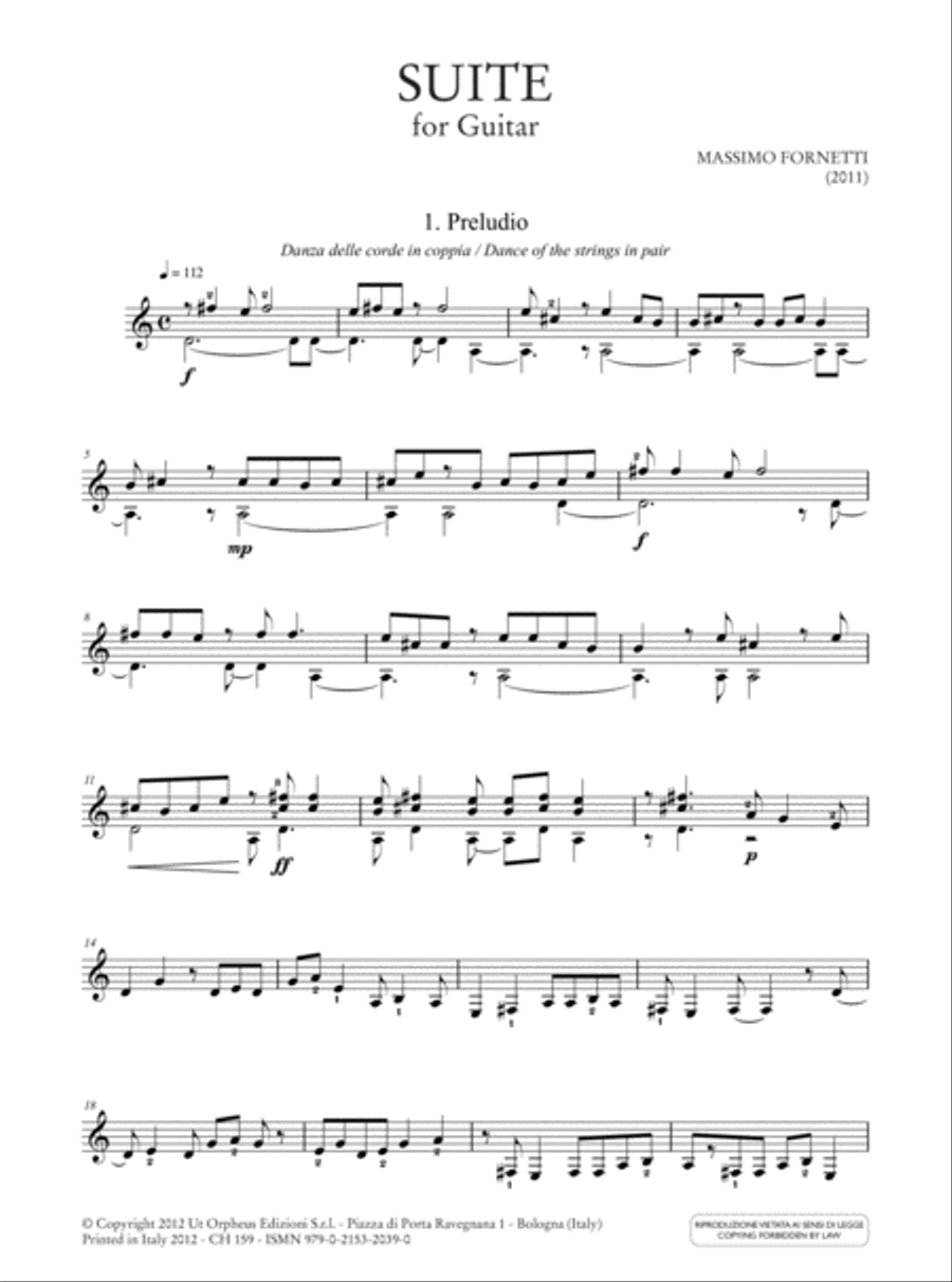 Suite for Guitar (2011) Acoustic Guitar scores gallery preview page 2