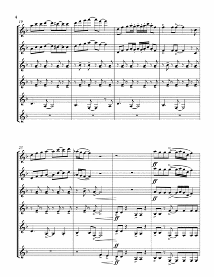 Say It Ain't So Say It Ain't So Woodwind Ensemble scores gallery preview page 4