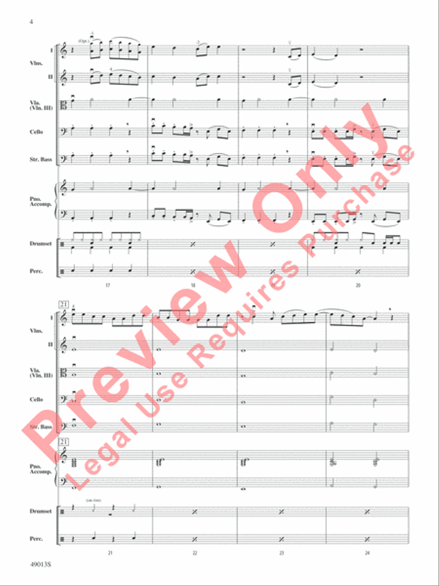 A Dua Lipa Duo String Orchestra scores gallery preview page 5