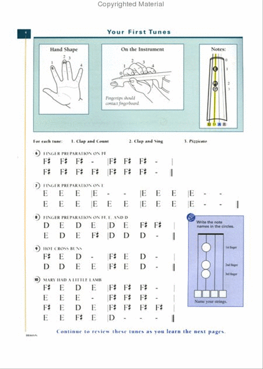New Directions for Strings (Violin Book I) Chamber Orchestra scores gallery preview page 3