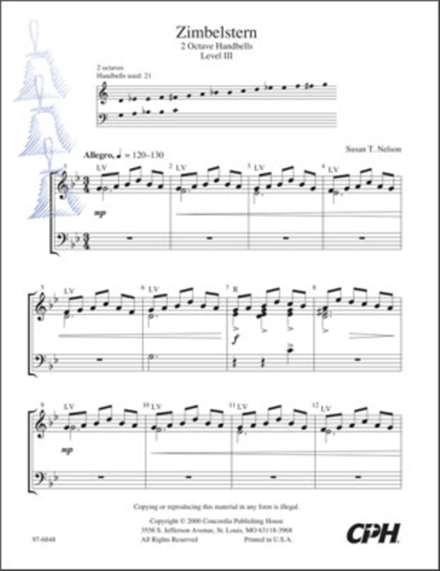 Zimbelstern Handbell Choir scores gallery preview page 1