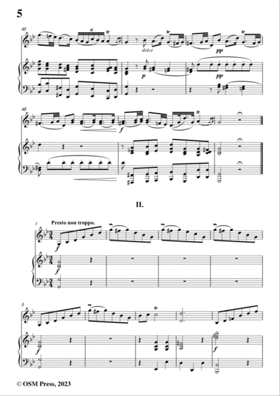 Tartini-Violin Sonata,in g minor,for Violin and Piano Violin Solo scores gallery preview page 6