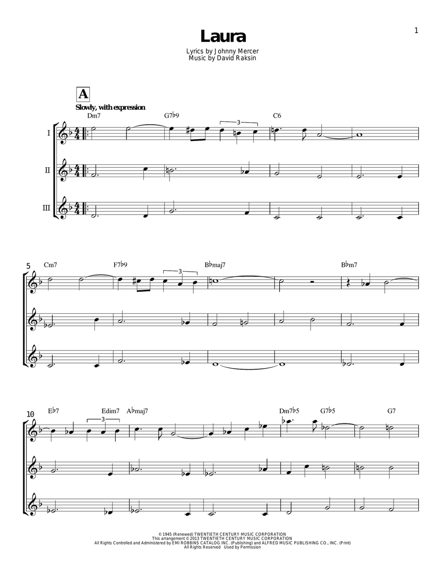 Laura Ukulele scores gallery preview page 1