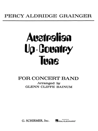 Book cover for Australian Up-Country Tune