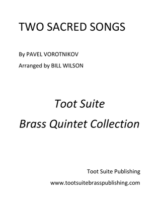 Book cover for Two Sacred Songs