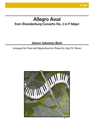 Allegro Assai from Brandenburg Concerto No. 2 for Flute and Piano
