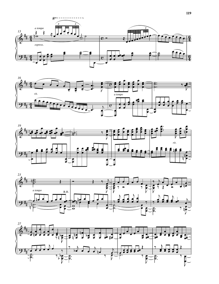 Every Day A Little Death Piano Solo scores gallery preview page 2