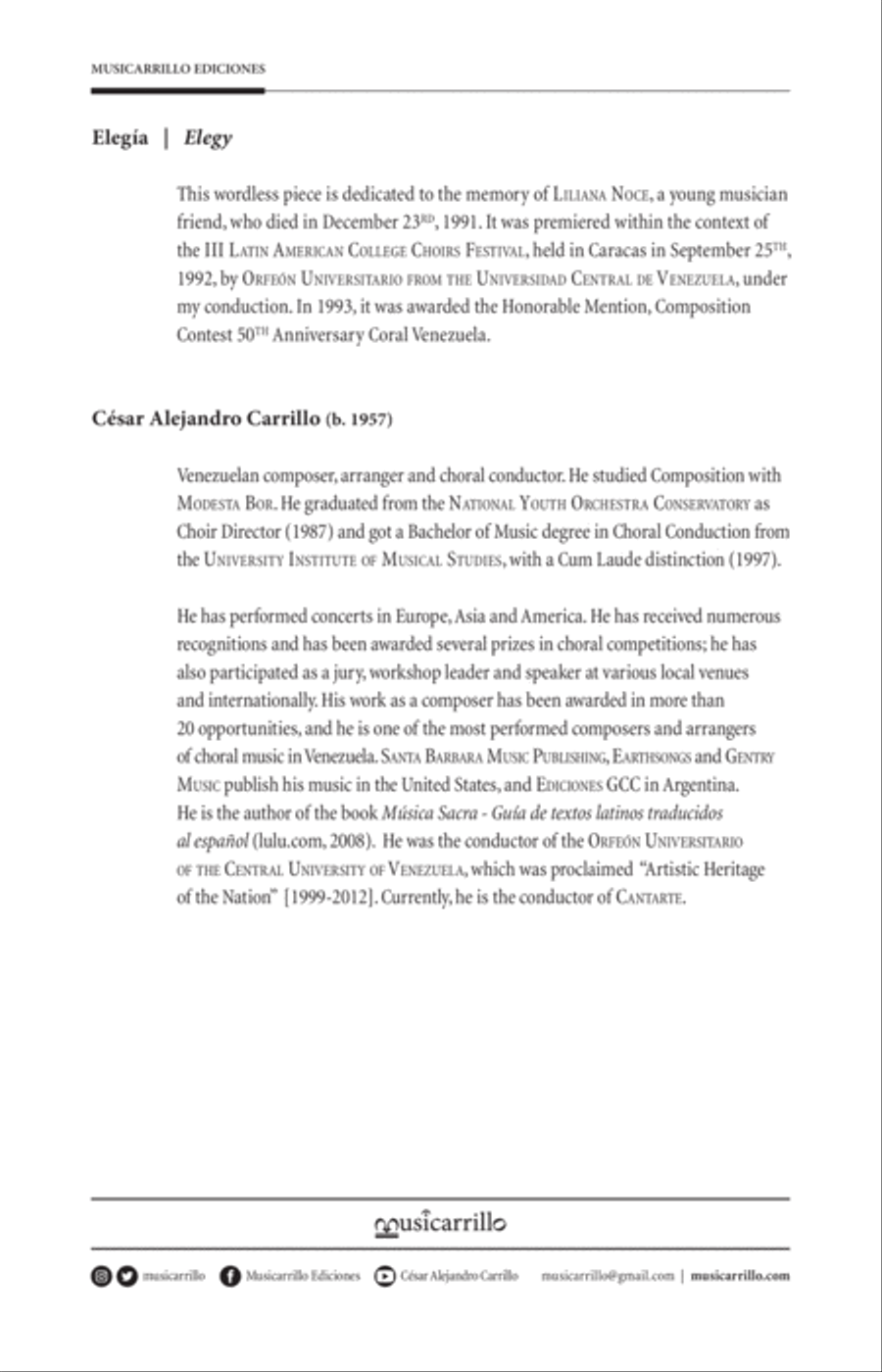 Elegia Elegia Divisi scores gallery preview page 2