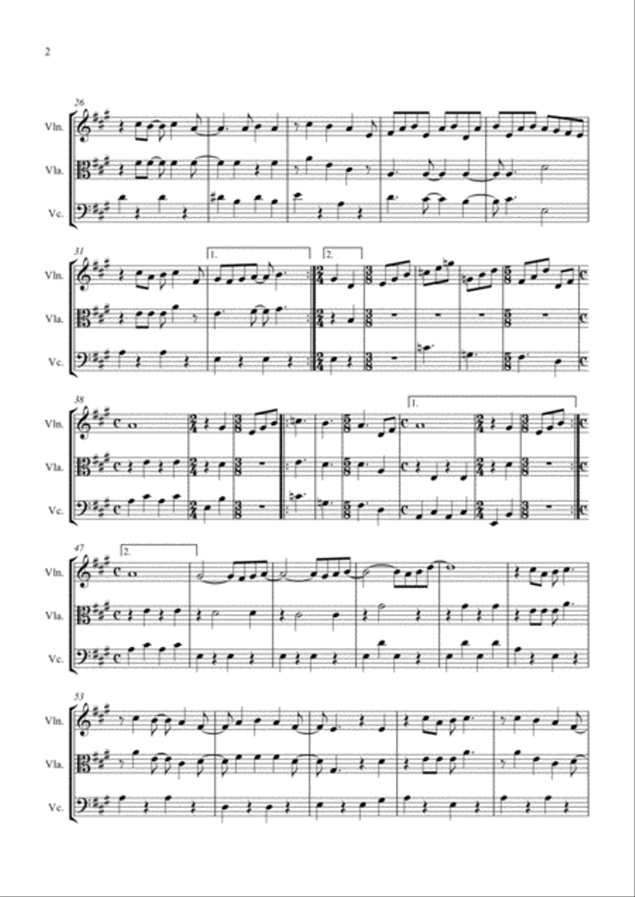 Here Comes The Sun String Trio scores gallery preview page 2