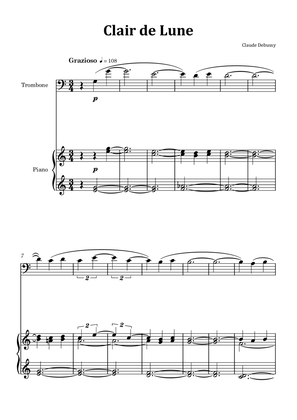 Clair de Lune by Debussy - Trombone Solo