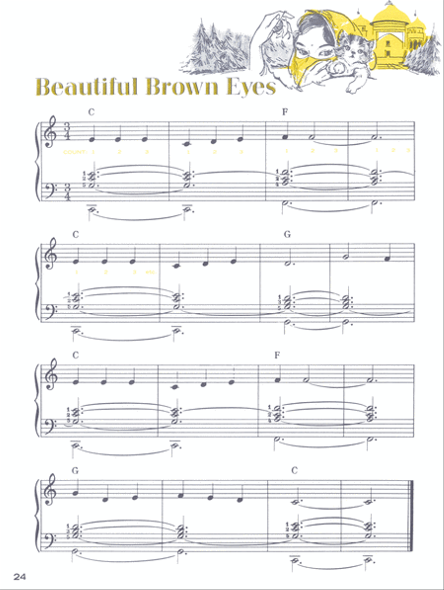 Palmer-Hughes Spinet Organ Course, Book 1 Organ scores gallery preview page 4