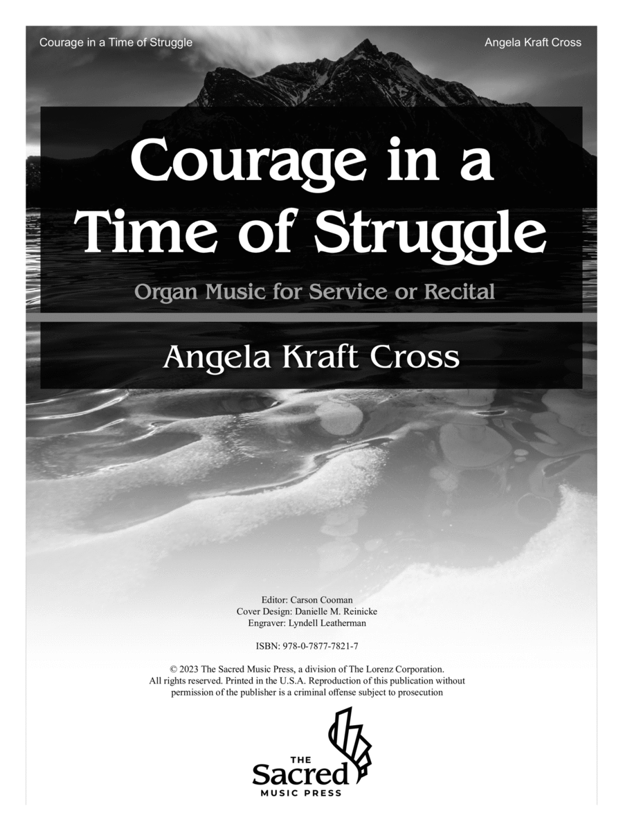 Courage in a Time of Struggle Organ scores gallery preview page 1