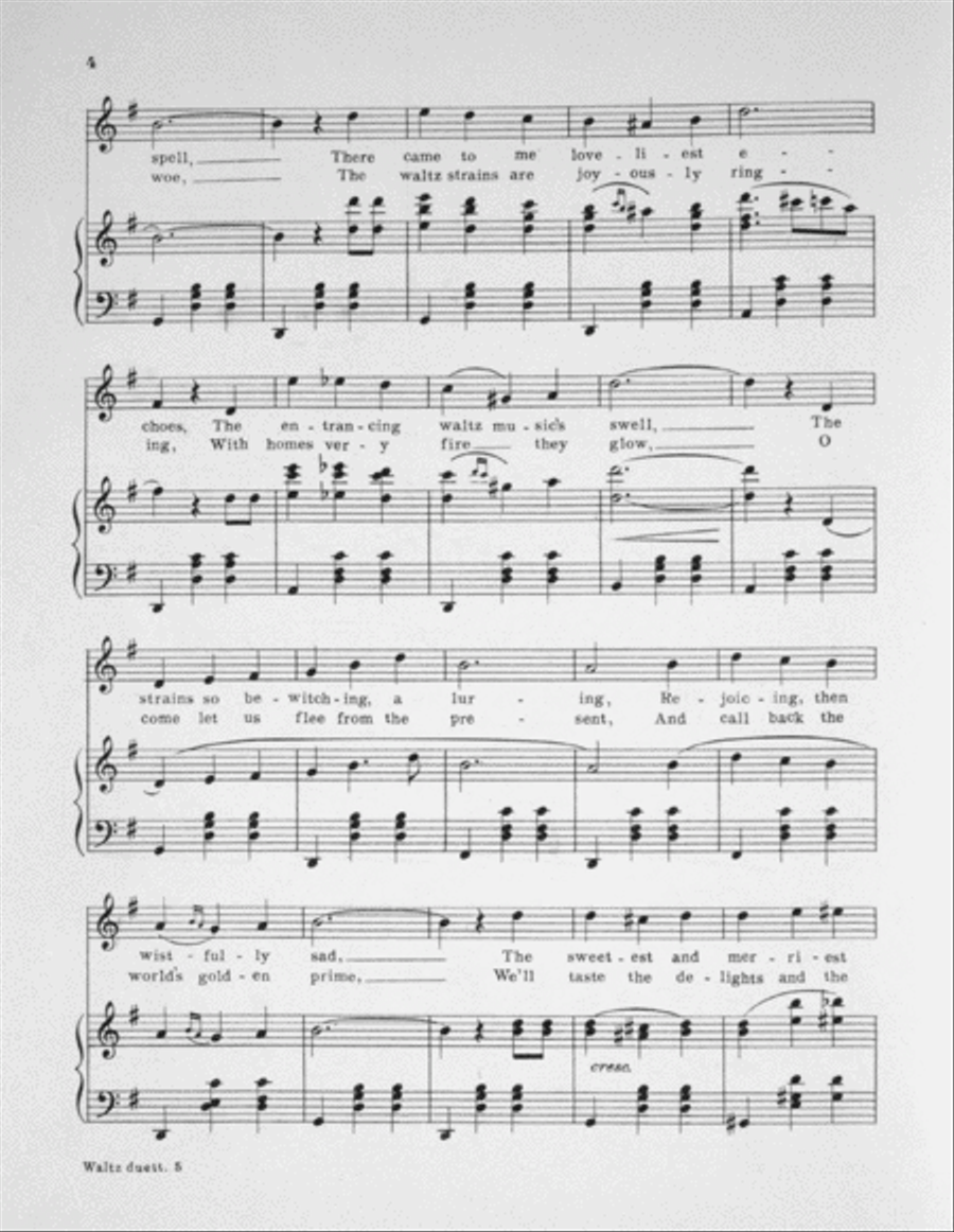 Waltz Duett. Softly, So Softly Voice scores gallery preview page 3