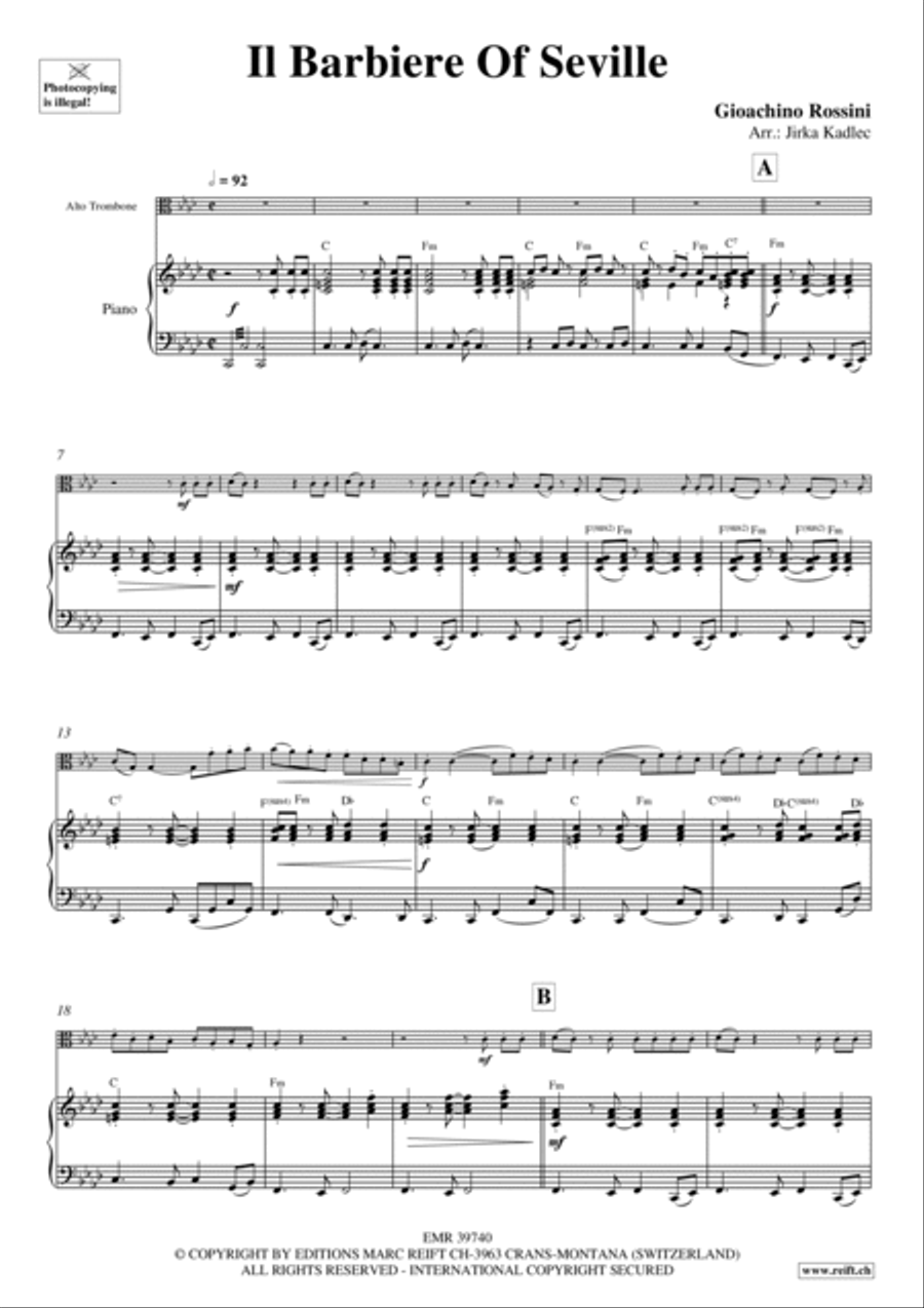 Il Barbiere Of Seville Il Barbiere Of Seville Piano Accompaniment scores gallery preview page 4