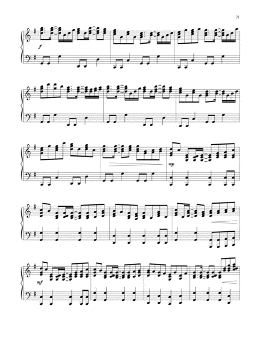 Piano Weavings Volume 2 Piano Solo scores gallery preview page 22