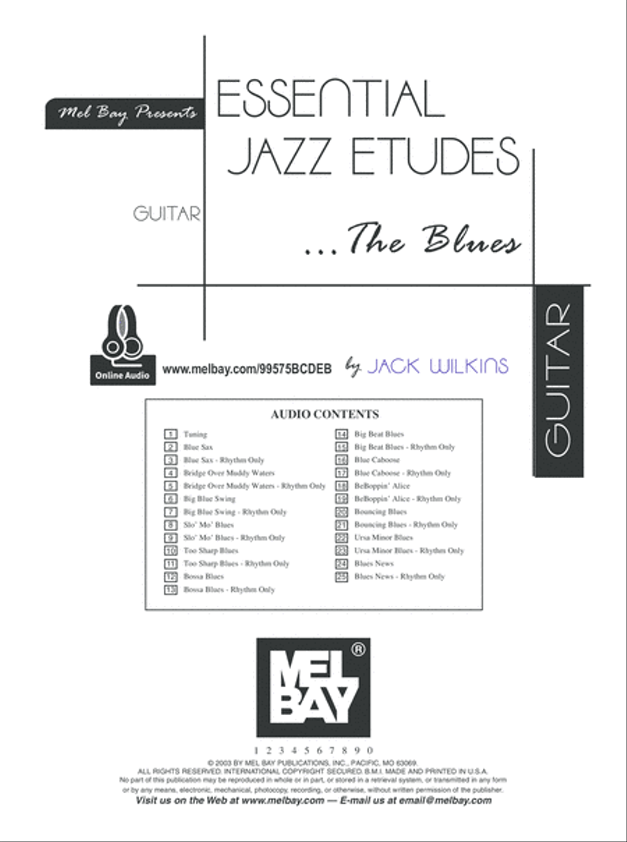 Essential Jazz Etudes..The Blues - Guitar Electric Guitar scores gallery preview page 2