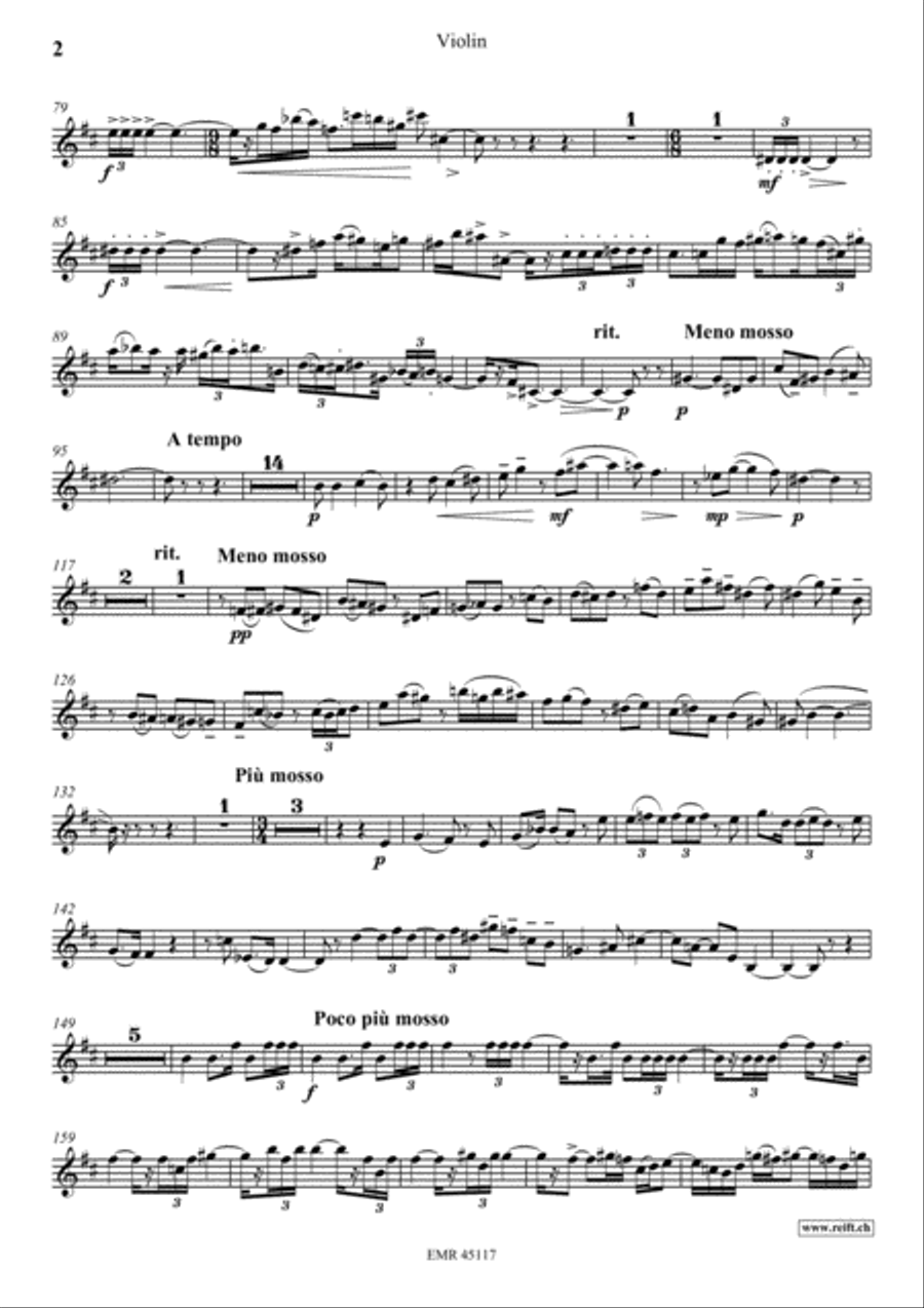 Aria Fiorentina Violin Solo scores gallery preview page 3