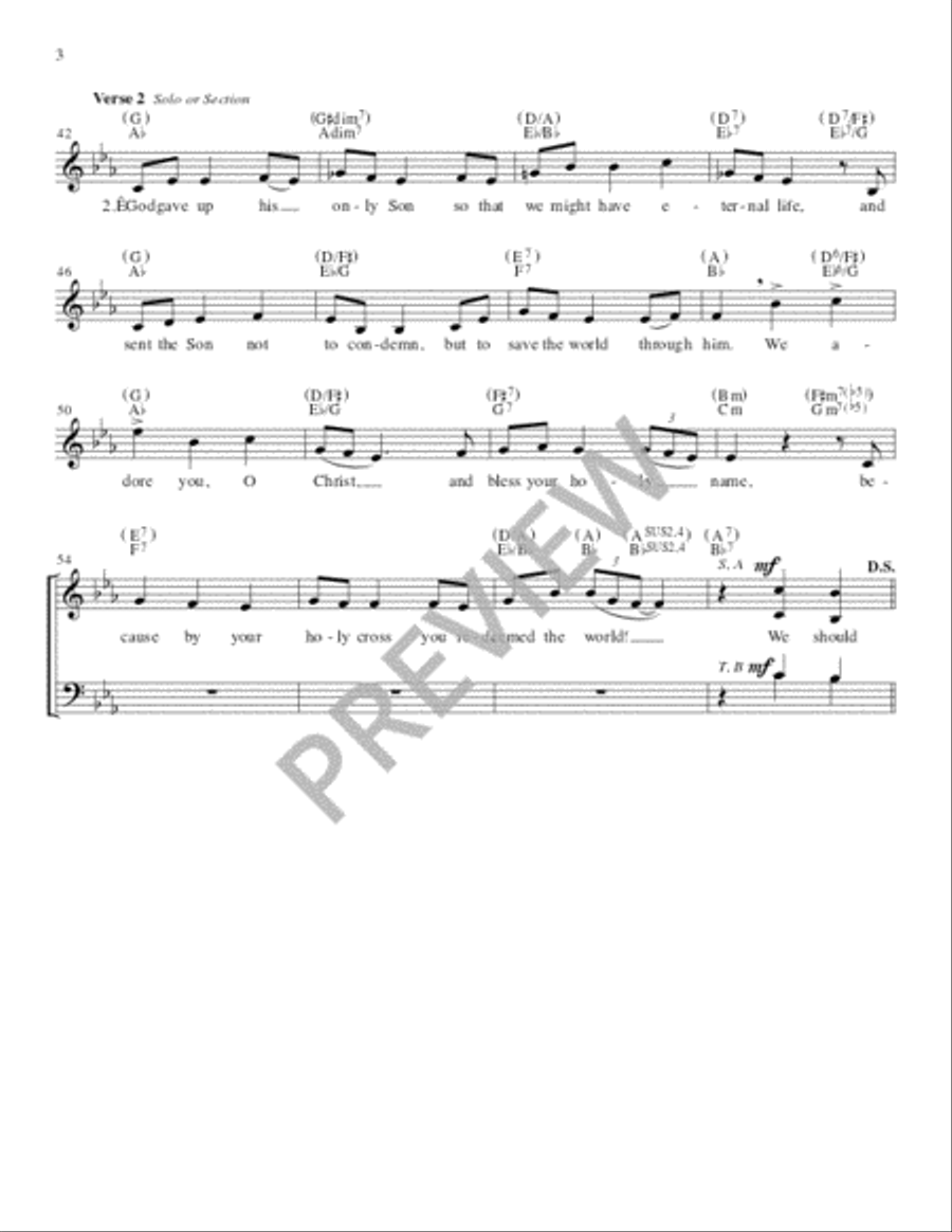 We Should Glory in the Cross - Guitar edition Guitar scores gallery preview page 4