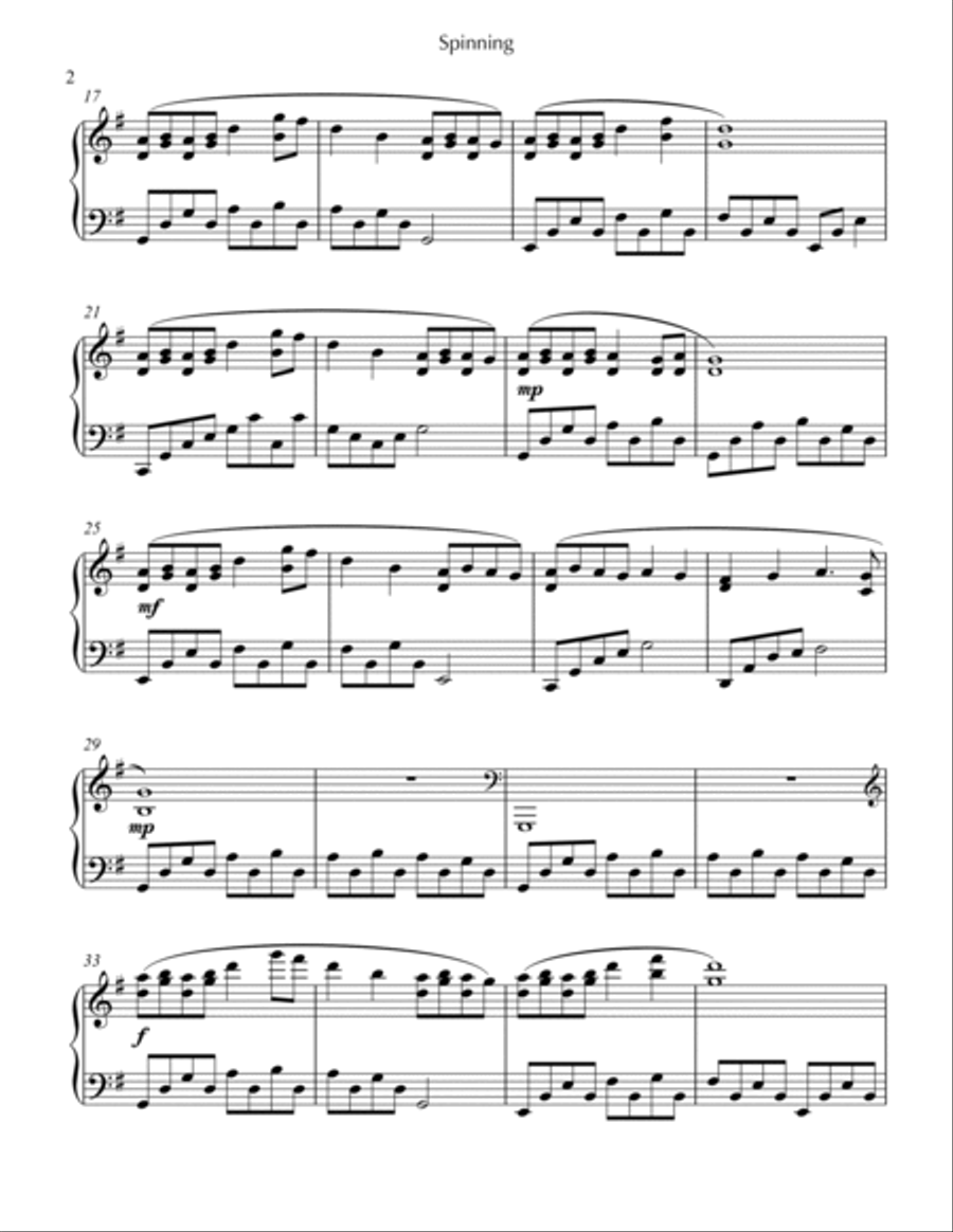 Spinning Piano Method scores gallery preview page 2