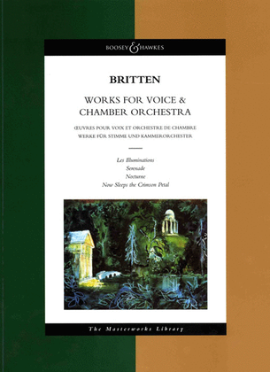 Book cover for Works for Voice and Chamber Orchestra