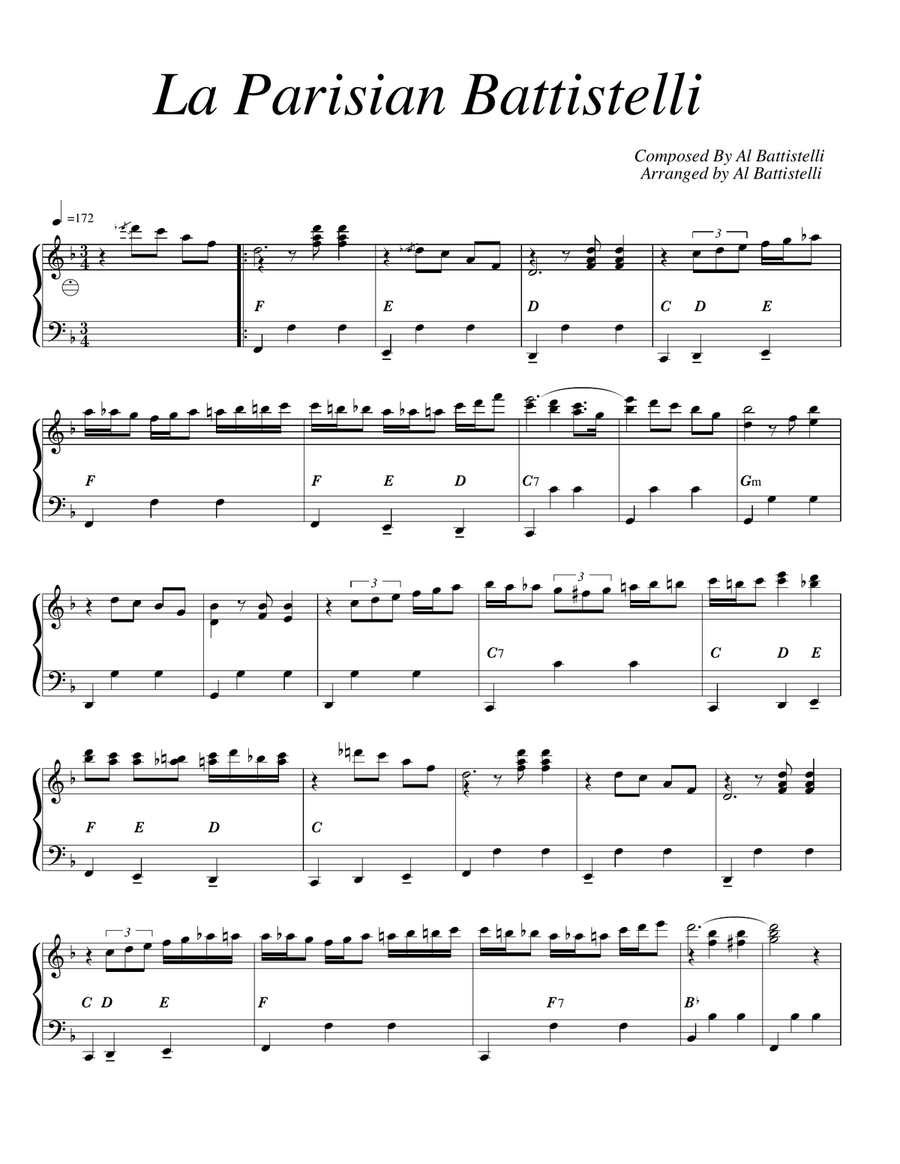 La Parisian Accordion scores gallery preview page 1