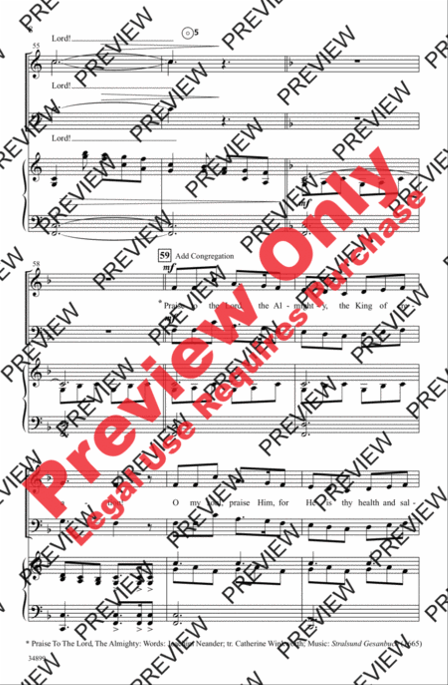 Great Is the Lord Great Is the Lord 4-Part scores gallery preview page 8