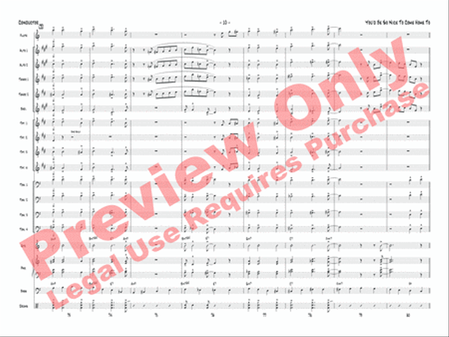 You'd Be So Nice to Come Home To Jazz Ensemble scores gallery preview page 31