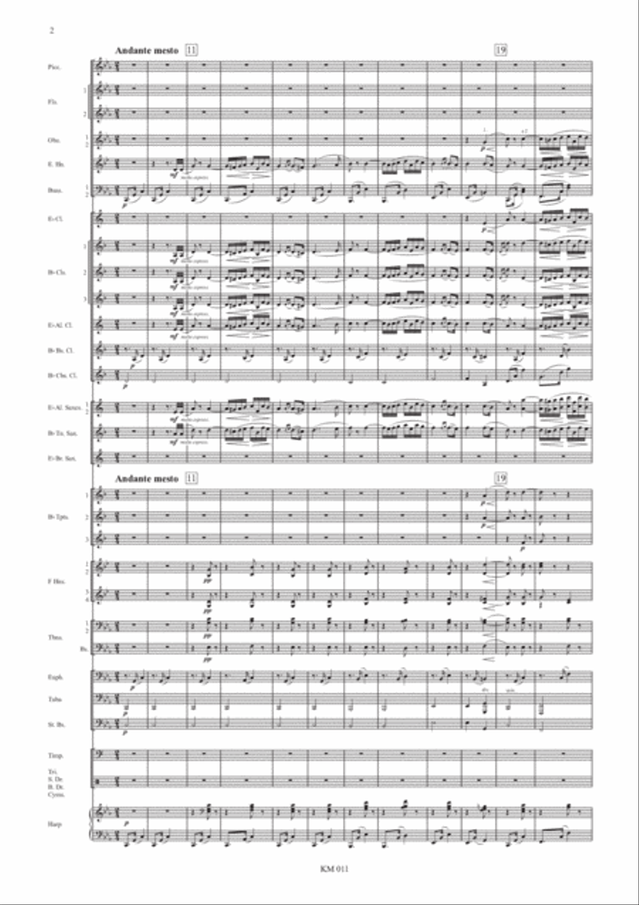 Hungarian Rhapsody No. 2 (A4) Concert Band scores gallery preview page 4