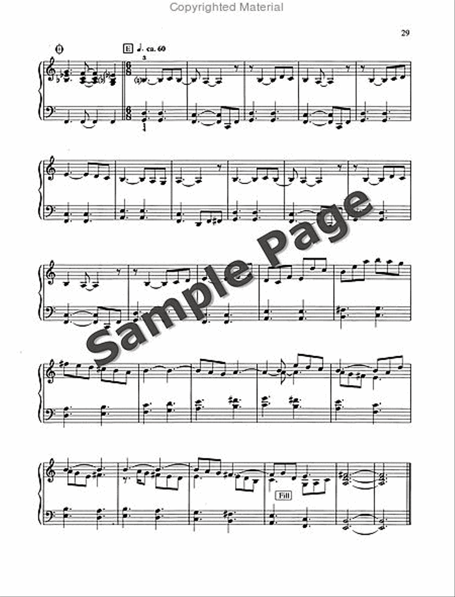 Keyboard On Stage Piano/cassette Piano scores gallery preview page 30