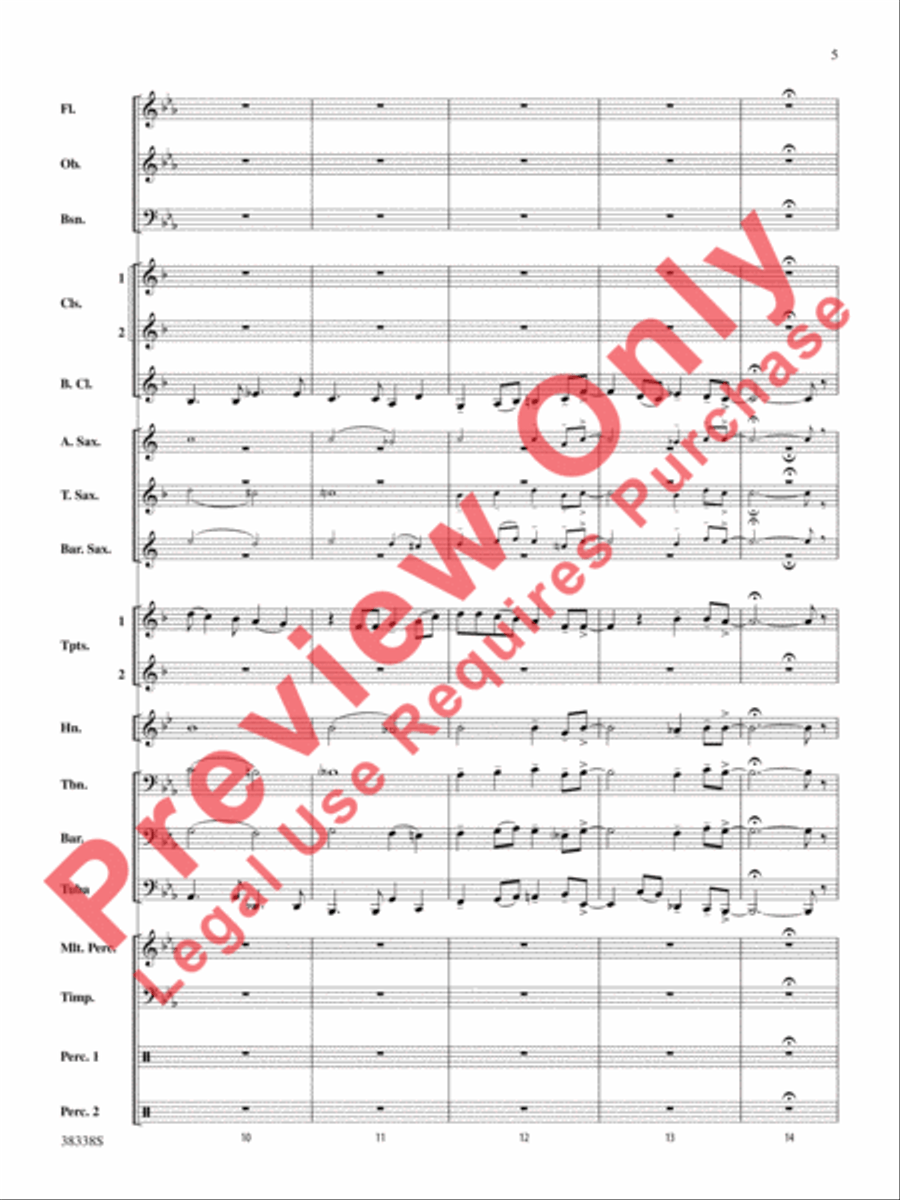 Joyful Time Concert Band scores gallery preview page 6