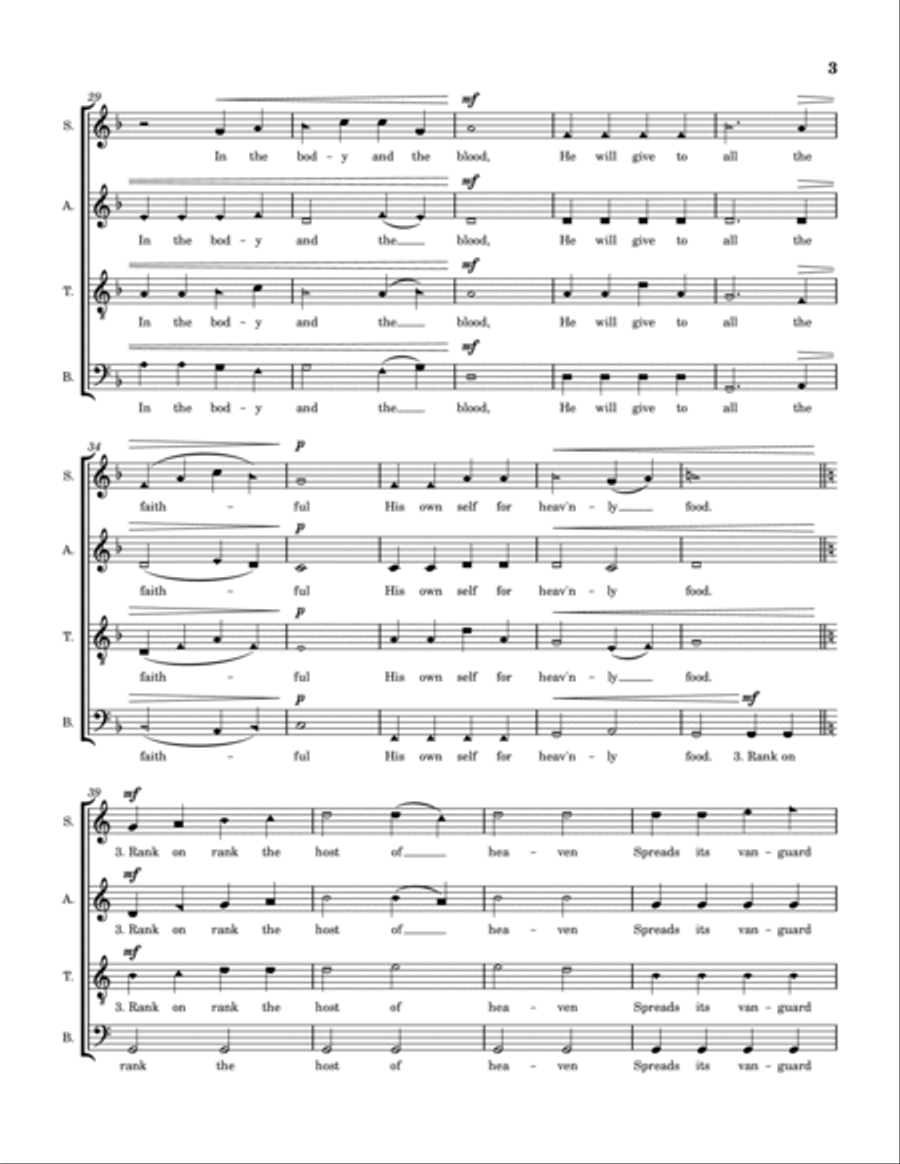 Let All Mortal Flesh Keep Silence 4-Part scores gallery preview page 3