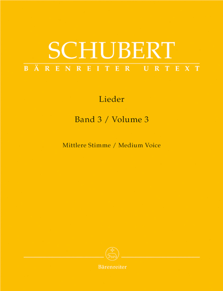 Lieder, Volume 3