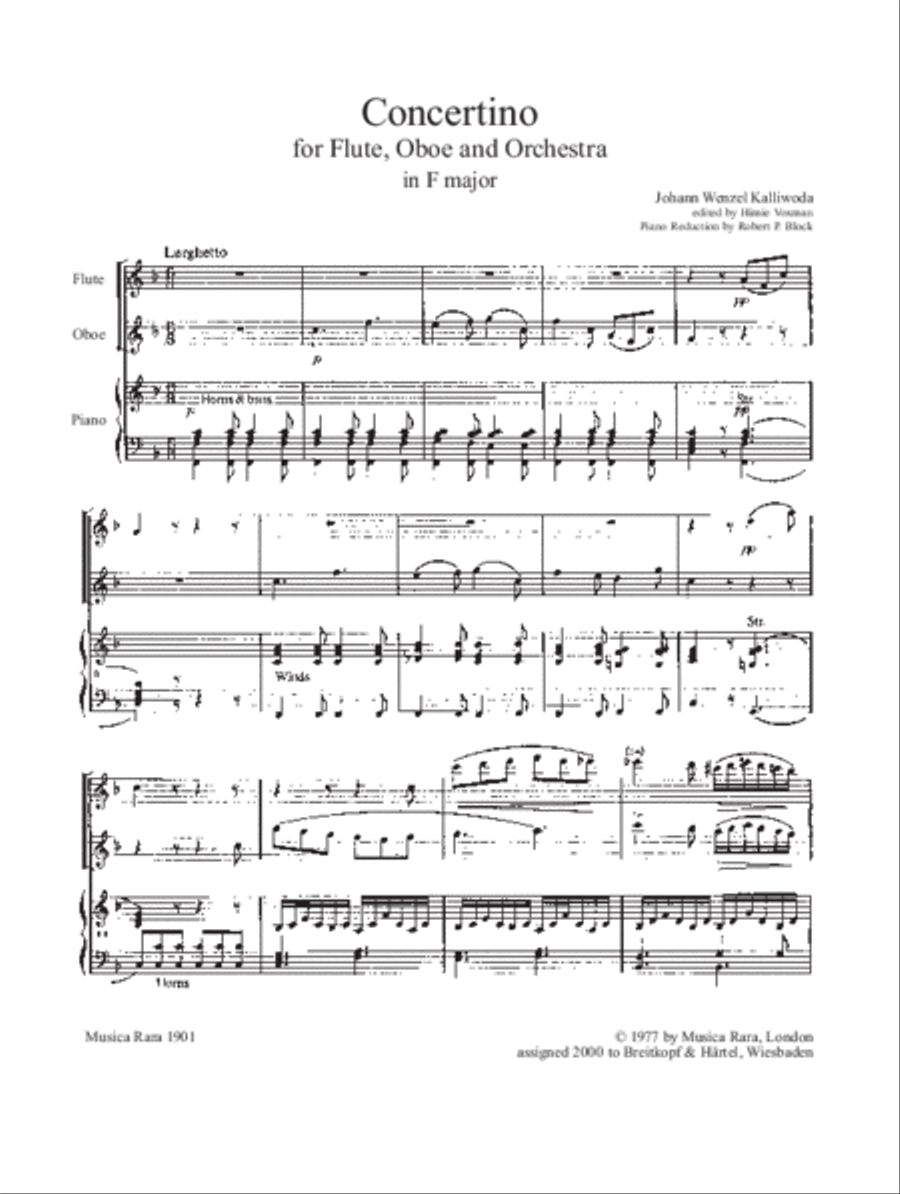 Concertino in F major Piano Trio scores gallery preview page 2