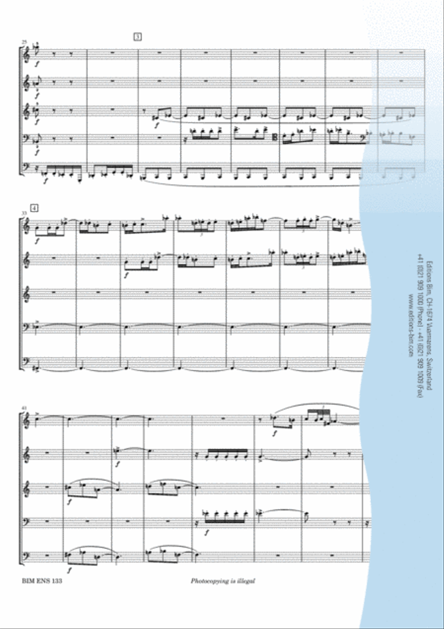 Quinteto para metal Brass Quintet scores gallery preview page 10