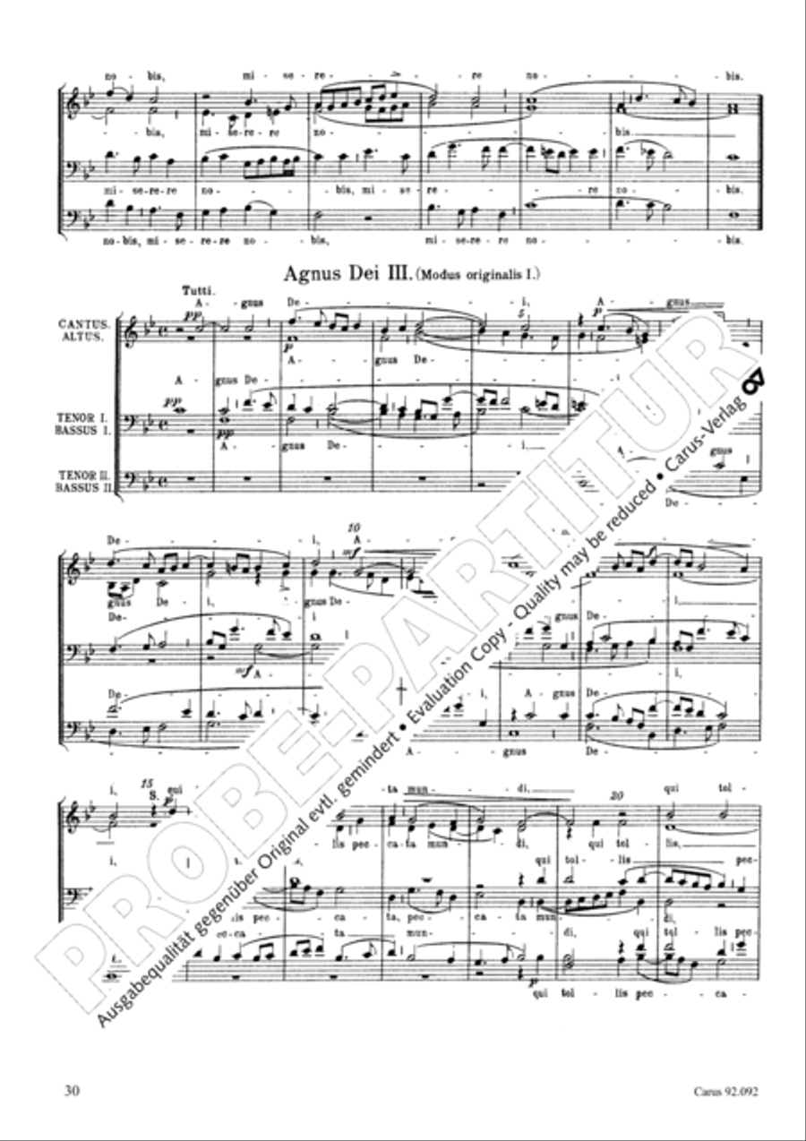 Missa Papae Marcelli Choir scores gallery preview page 27